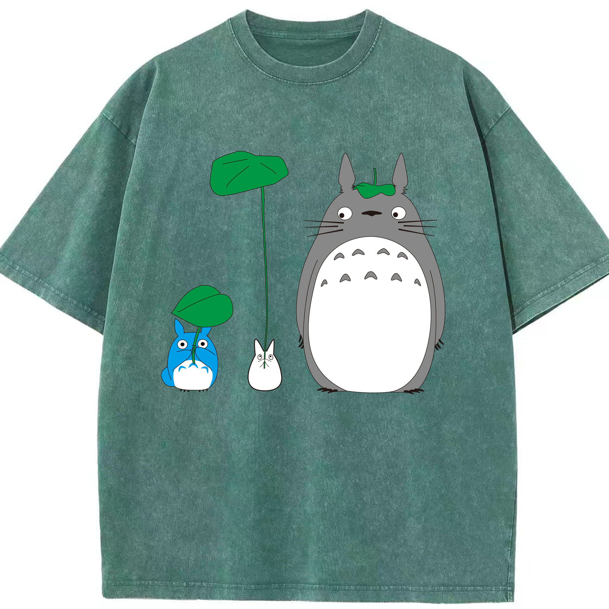 （画像用） となりのトトロ 草壁メイ 草壁サツキ My Neighbor Totoro Satsuki Kusakabe Mei Kusakabe 綿100% ヴィンテージ風 半袖Tシャツ（フロントプリント）